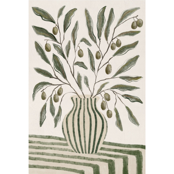 Olive Branches In Vase